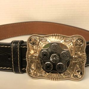 Man cowboy belt with Buckle